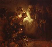 REMBRANDT Harmenszoon van Rijn St Peter-s Denial china oil painting reproduction